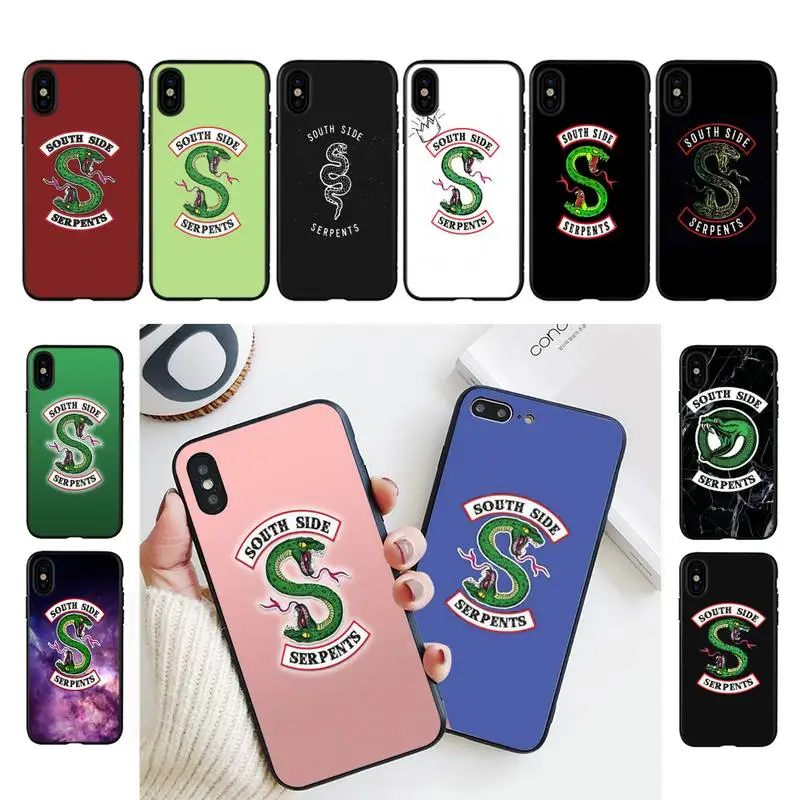 TOPLBPCS Riverdale South Side Serpents чехол для телефона iPhone 11 8 7 6S plus X XS MAX 5 5S XR 12 Pro max se 2020 |
