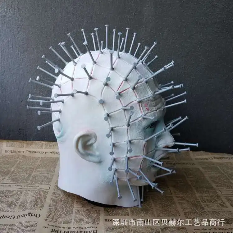Hellraiser маска для ногтей повязка на голову COS Хэллоуин ужас кино и телевидения характер игровой ад город