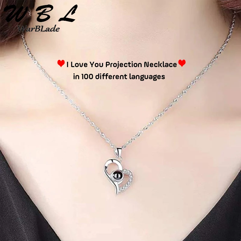 Оригинальное ожерелье I Love You 100 языковые Подарки для женщин друзья ювелирные