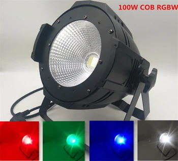 

4pcs / High Brightness 100W COB 4in1 Par Light Fast Delivery Cast Aluminum RGBW DMX Disco DJ Party Party Stage Lighting