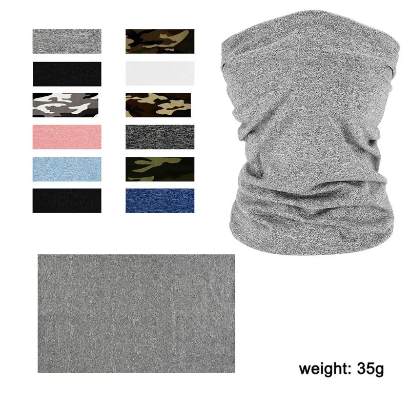 Unisex Neck Gaiter Scarf with Filter Pocket Tube Bandana Motorcycle Half Face Cover Outdoor Cycling Sunscreen Magic Mask 2020 |