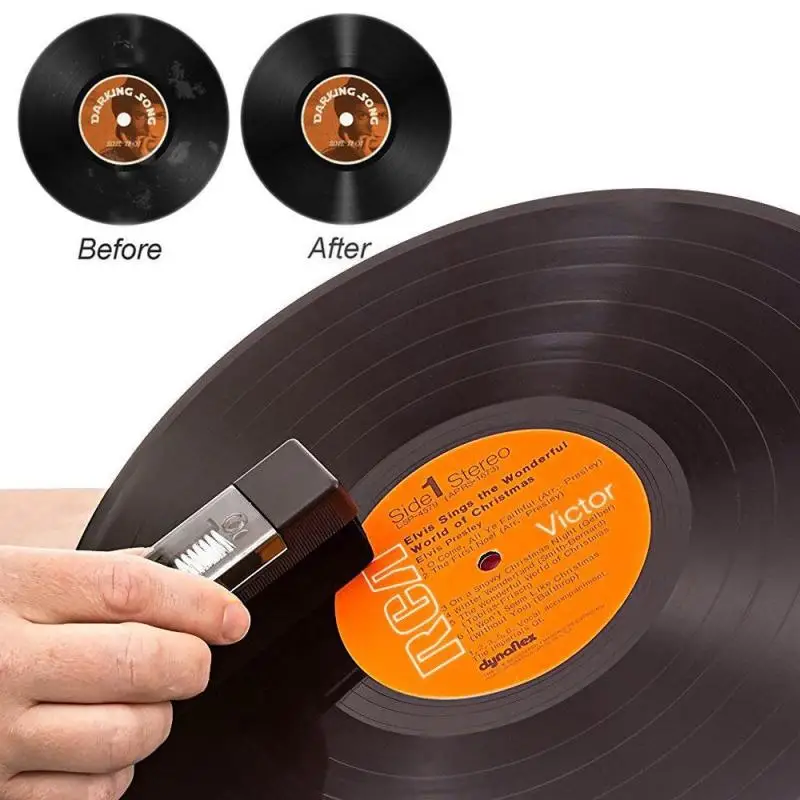 Panda H&K Velvet Record Cleaner Brush for LP Device Anti-Static Vinyl Record Brush to Keep Your Records Sounding Great! 
