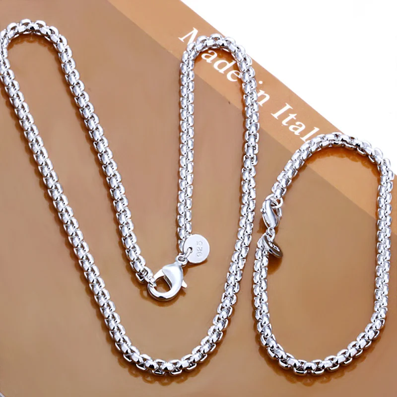 925 sterling silver Bracelets Necklace 