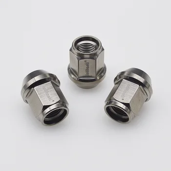 

Silver M12*1.25*27 Gr5 titanium wheel hub nut with open end