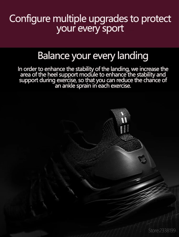 Xiaomi Mijia обувь 3 Для мужчин занятий спортивные кроссовки 6 в 1 uni-литье амортизация Нескользящая обеспечивающие Безопасность Светоотражающие кружево