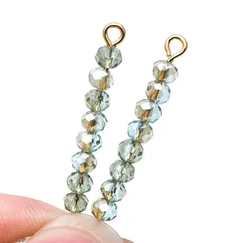 

Crystal Glass Rondelle Faceted beads 2x3mm Aqua Champagne -BZ03-20/ 145pcs