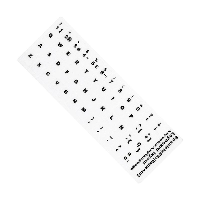 

Universal Spanish Replacement Keyboard Sticker for Laptop Notebook