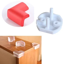 5/10 шт ЕС 2 розетки с отверстиями крышки вилки детские электрические розетки розетка и безопасность ребенка силиконовый стол угловая защита края