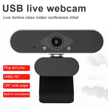 

1080P Webcam with Built-in Mic Auto-focus USB Webcams for Gaming Video Conference Teaching Live LFX-ING