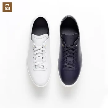

Orignal Youpin Fashion 90 Points Leather Shoes Sneakers Man Male Shoes Sport Comfortable Non-slip Wear Resistant Thick bottom 0
