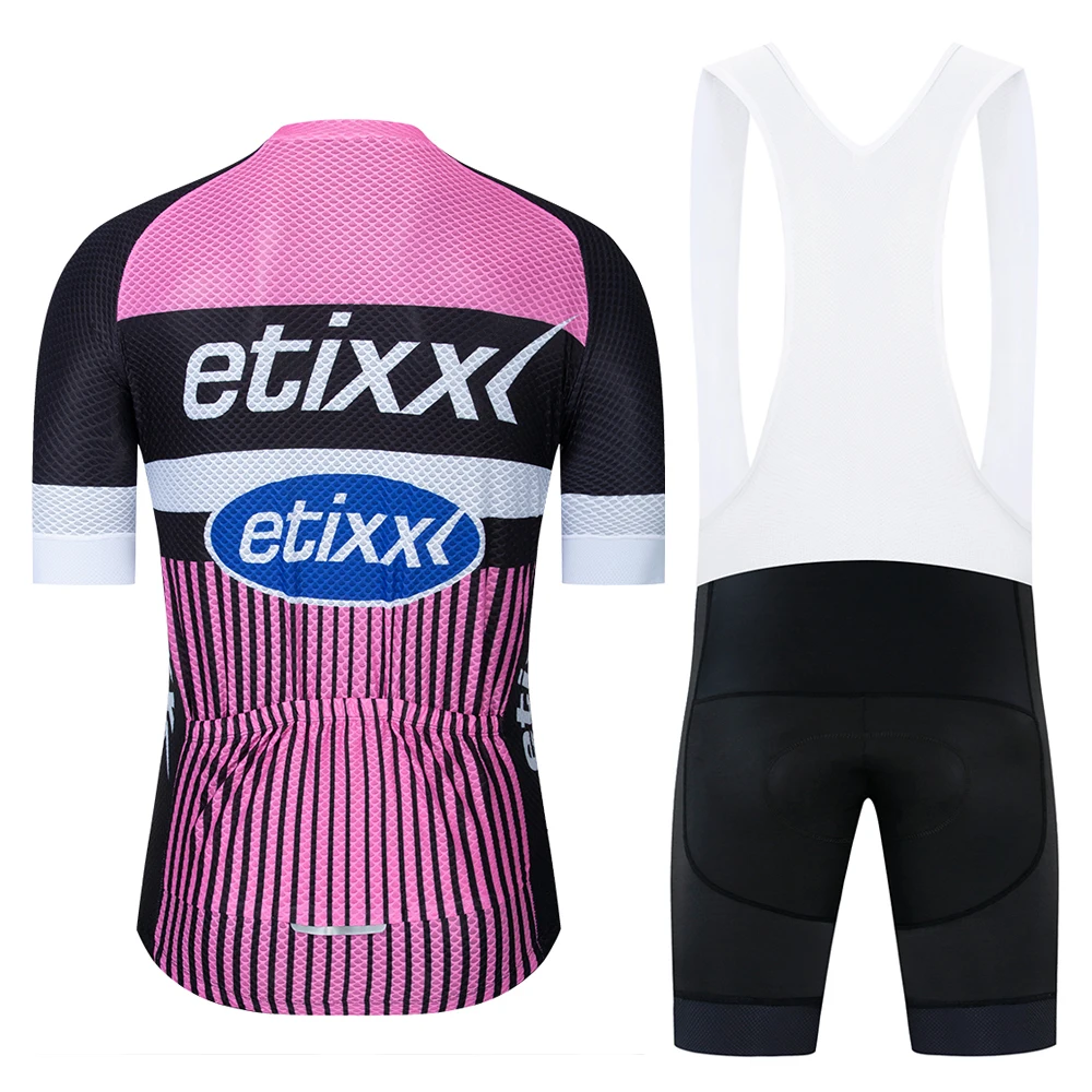 Велосипедная майка Pro Team etixxl Ropa Ciclismo Hombre, Летняя трикотажная одежда с коротким рукавом, одежда для велоспорта, Триатлон, нагрудник, шорты, костюм