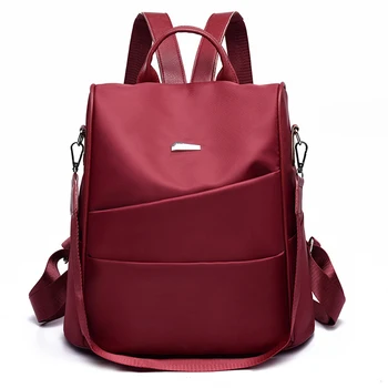 

Lady Shoulder Travel Anti Theft Portable School Multifunctional Women Backpack Large Capacity Casual Fashion Waterproof Oxford