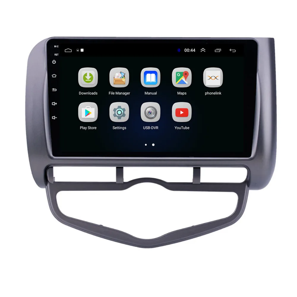 " 4 аппарат не привязан к оператору сотовой связи Android 8,1 для HONDA JAZZ City 2002-2004 2005 2006 2007 Авто A/C мультимедийными обоих концах для подключения внешних устройств к автомобильной плеер gps радио