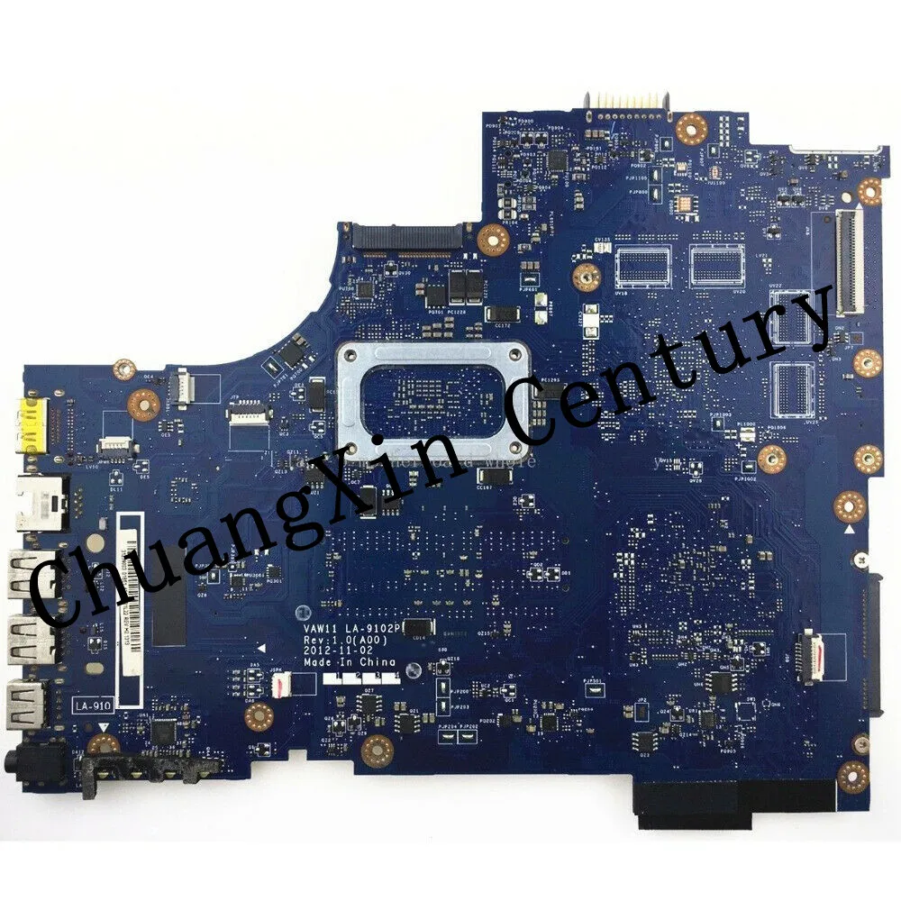 Для Dell LA-9102P REV: 1,0 для Dell Inspiron 3721 5721 материнская плата для ноутбука CN-06006J Процессор I3 оригинальная материнская плата