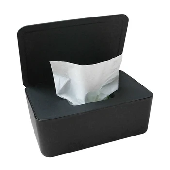

Living Room Dustproof Tissues Box Modern With Lid Storage Case Dorm Countertop Moisture-Keeping Desktop Bathroom Wipes Dispenser