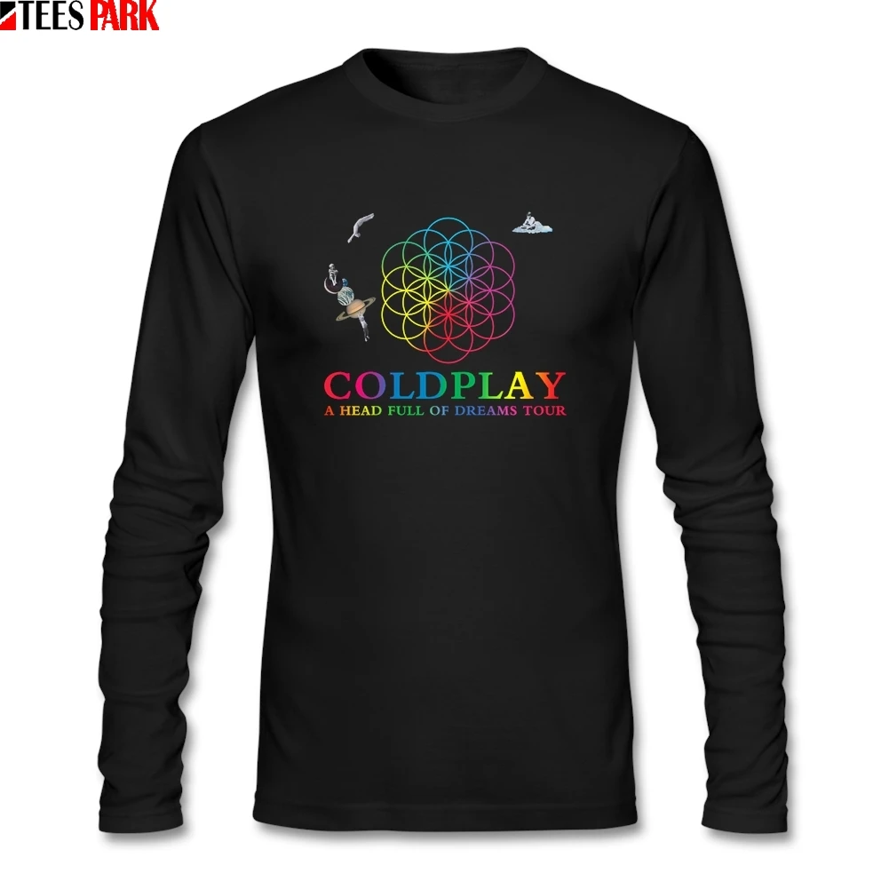 Футболка Coldplay A Head Full Of Dreams Tour с музыкальной группой из тяжелого металла футболки