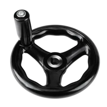 3 Спицы токарный станок Профессиональный пульсационный дизайн шлифовальный станок практический инструмент круглый для фрезерного станка Вращающаяся ручка бакелитовое ручное колесо