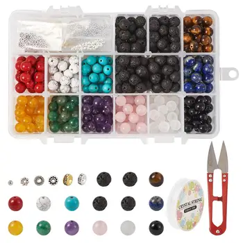 

Natural & Synthetic Gemstone Round Beads Glass Beads Tibetan Spacer Beads Brass Rhinestone Spacer Beads Diy Jewelry