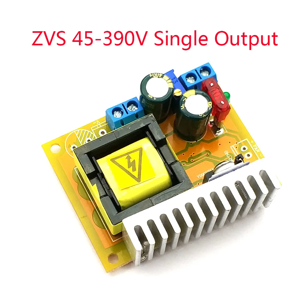 DC-DC Boost Converter 8-32V to 45-390V High Voltage ZVS Capacitor Charging S 