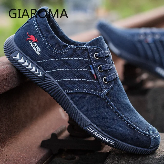 US $13.85 New Canvas Shoes Men Casual Sneakers Breathable Vulcanize Shoes Men Designer Sneakers Male students