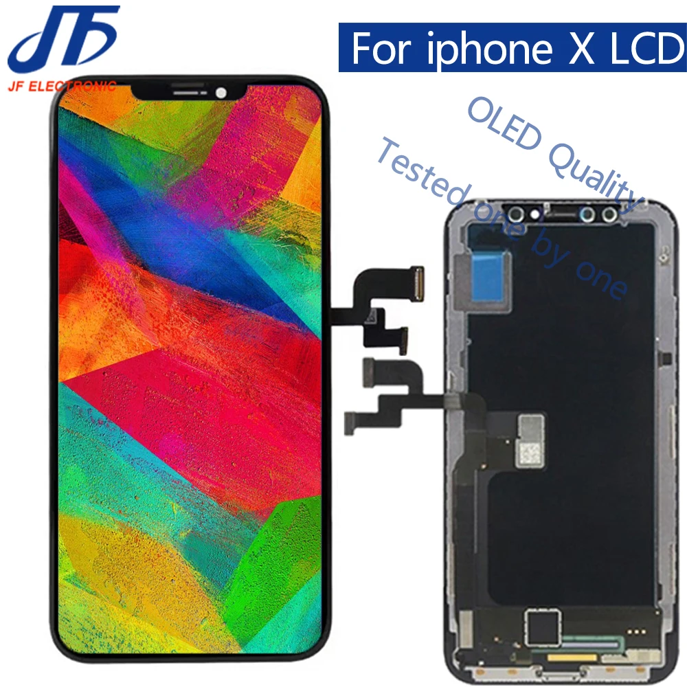 

For iPhone X oled LCD Display For IPhone X AMOLED OEM Touch Screen With Digitizer Replacement Assembly Parts tools gift