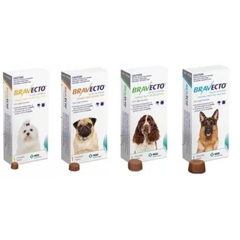 

Bravecto Chews for Dogs Flea and Tick , Single 12-Week Dose