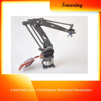 

The Newest 4 Axis Robot Arm 4 Dof Robotic Mechanical Manipulator Stacker Servo IRB460 Industrial Manipulator Model RC Toy