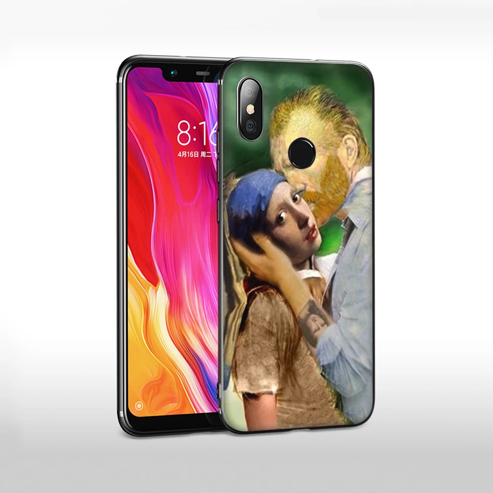 Lavaza Ван Гог Мона Лиза смешное искусство ТПУ телефон силиконовый чехол для Xiaomi Redmi
