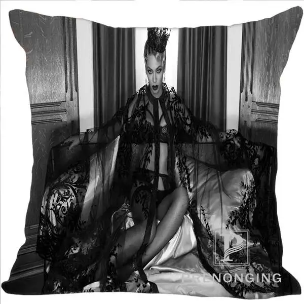 Заказная наволочка Beyonce@ 01 квадратная Подушка на молнии Обложка Печать 20x20 см, 35x35 см(одна сторона)#180117-142 - Цвет: Pillowcase