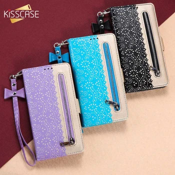 

KISSCASE Lace Leather Wallet Case For Huawei P20 LITE Cover Card Slot Case For Huawei P30 Capa P30 PRO P20 P20 PRO P30 LITE Etui