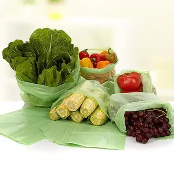 

20PCS Recyclable Household Food Storage Bags Fruit And Vegetable BPA Free Freshness Protection Package For Extending Freshness