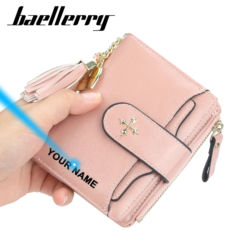 

Baellerry 2020 Newest Fahion Women Wallet Housekeeper Leather Card Holder Women's Wallets and Purses Small Short Purse Female