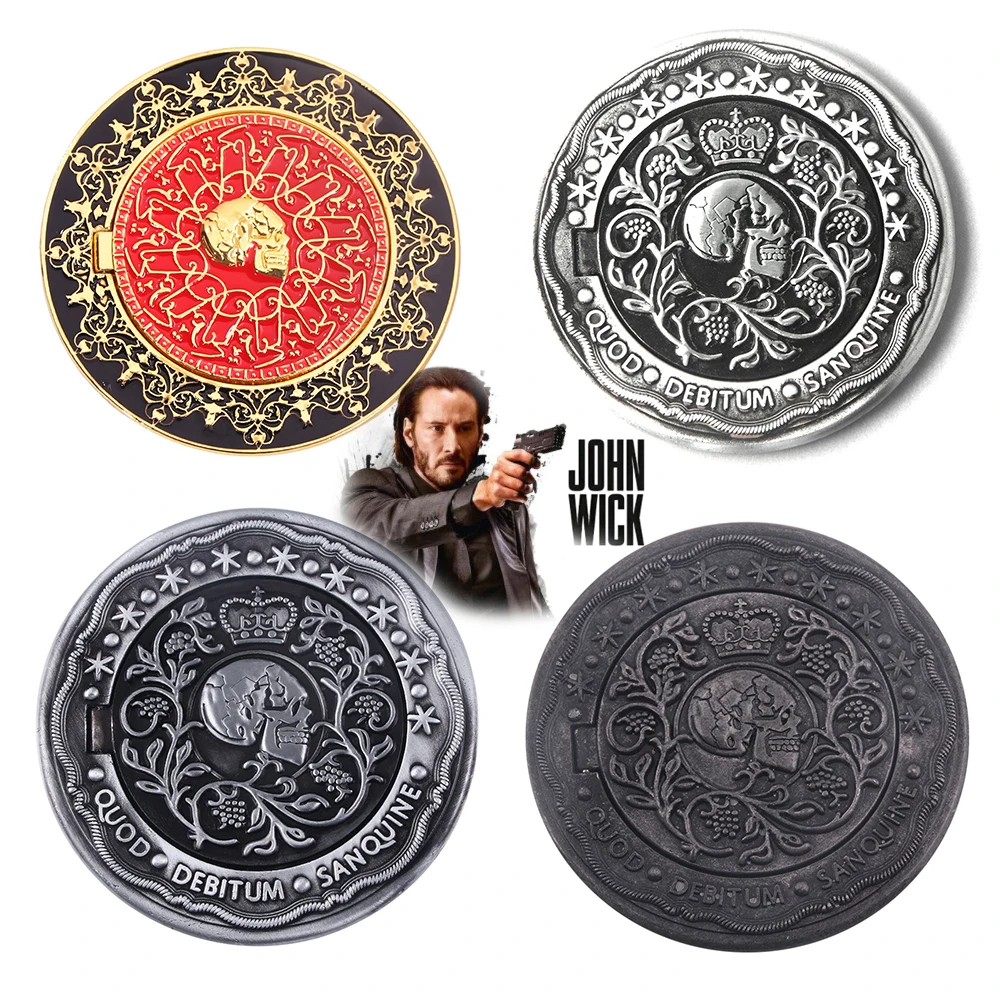 John Wick Inspired Large Coin Badge - Sofia Blood Oath Marker Cosplay Collectible