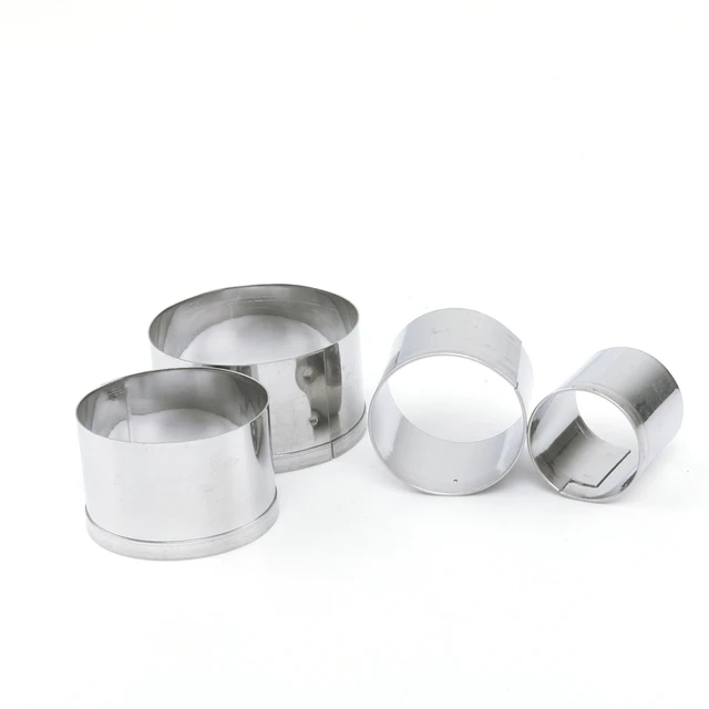 2 2.5 3 inch Small Mini Stainless Steel Circle Mousse Ring Mold Mould5 6  8cm Bakeware
