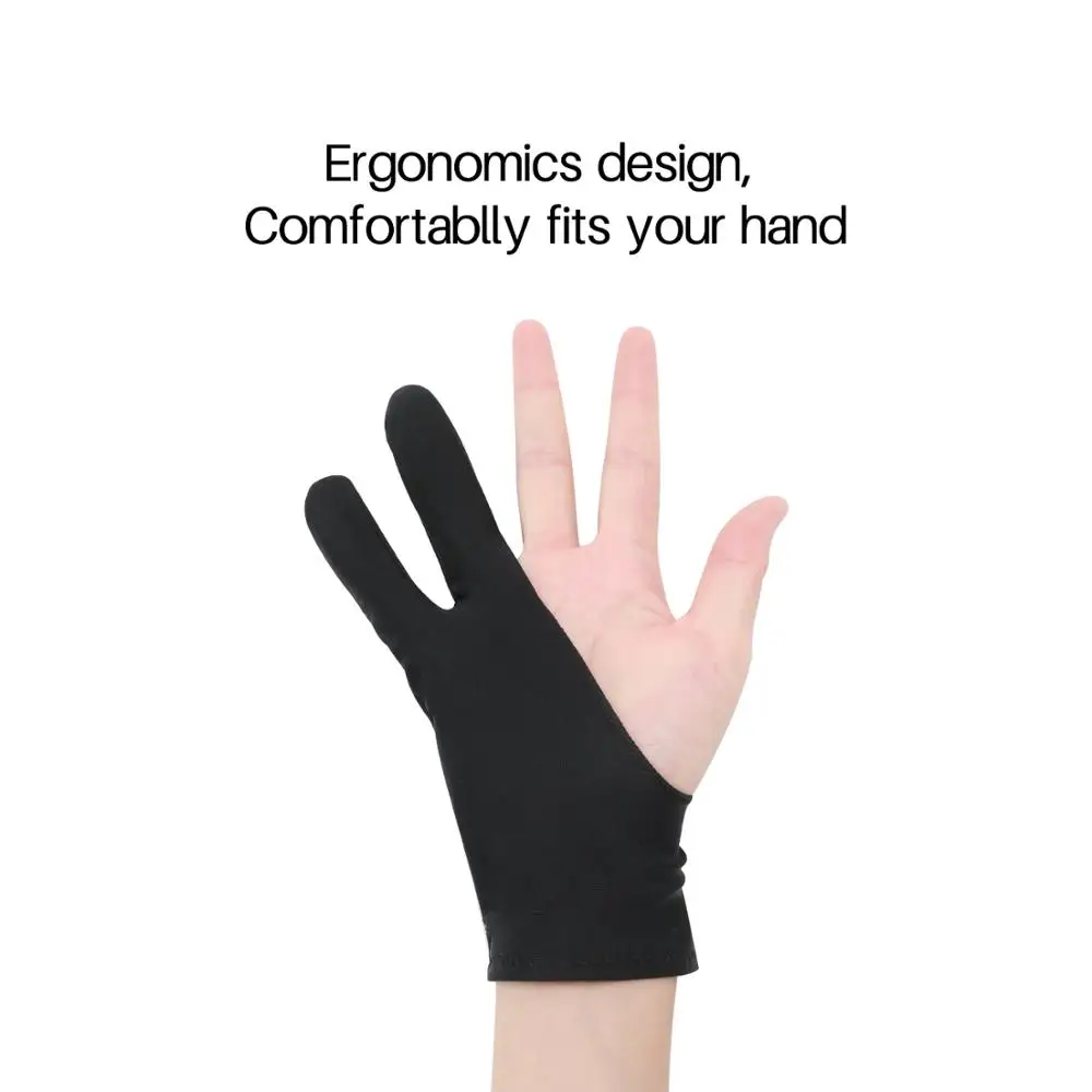 Artisul перчатки художника для правой и левой руки свободный размер приличный рисунок перчатки для графических планшетов