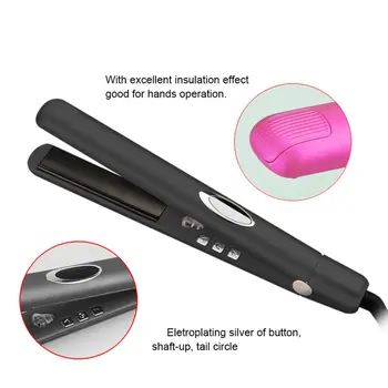 

Professional Hair Straightener Curler Hair Flat Iron Negative Ion Infrared Hair Straighting Led Display