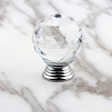 Производители оптом Кристальные ручки для шкафов ящик с ручками ручка сферическая ручка шкафа Металлическая Ручка 30 мм