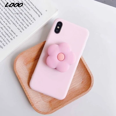 3D милый мультяшный цветочный трендовый мягкий чехол для телефона iphone X XR XS MAX 11 Pro