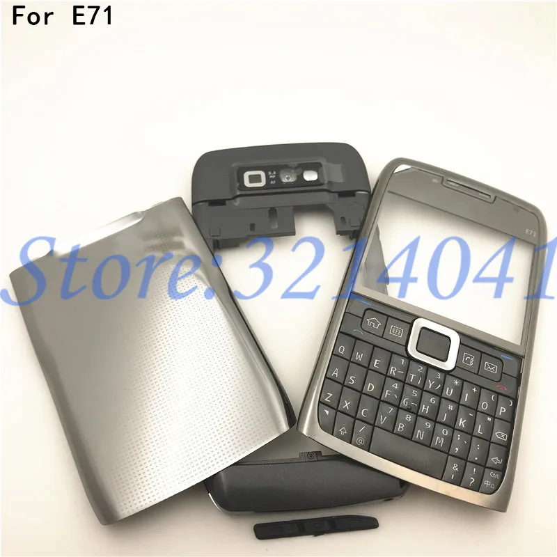 Хорошее качество новинка полный чехол для телефона Nokia E71 + клавиатура с логотипом