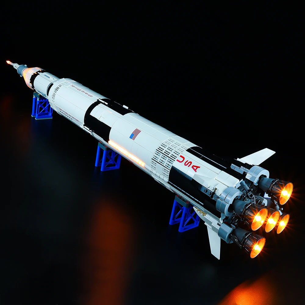 Led Licht Kit Für Kreative Die Apollo Saturn V Starten Fahrzeug Kompatibel Spielzeug Set (Nicht Enthalten Gebäude blöcke) - AliExpress