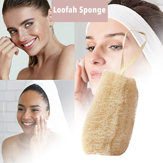 Esponja para baño tipo cepillo - Esponja o estropajo de baño natural luffa