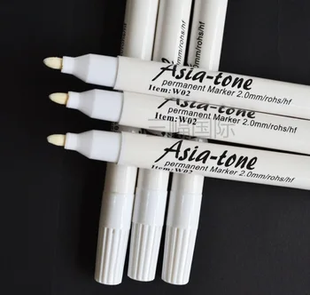

Asia-Tone Yatong White Mark Pen Waterproof Environmentally Friendly White Quick-Dry Marking Pen Marker 2mm W02