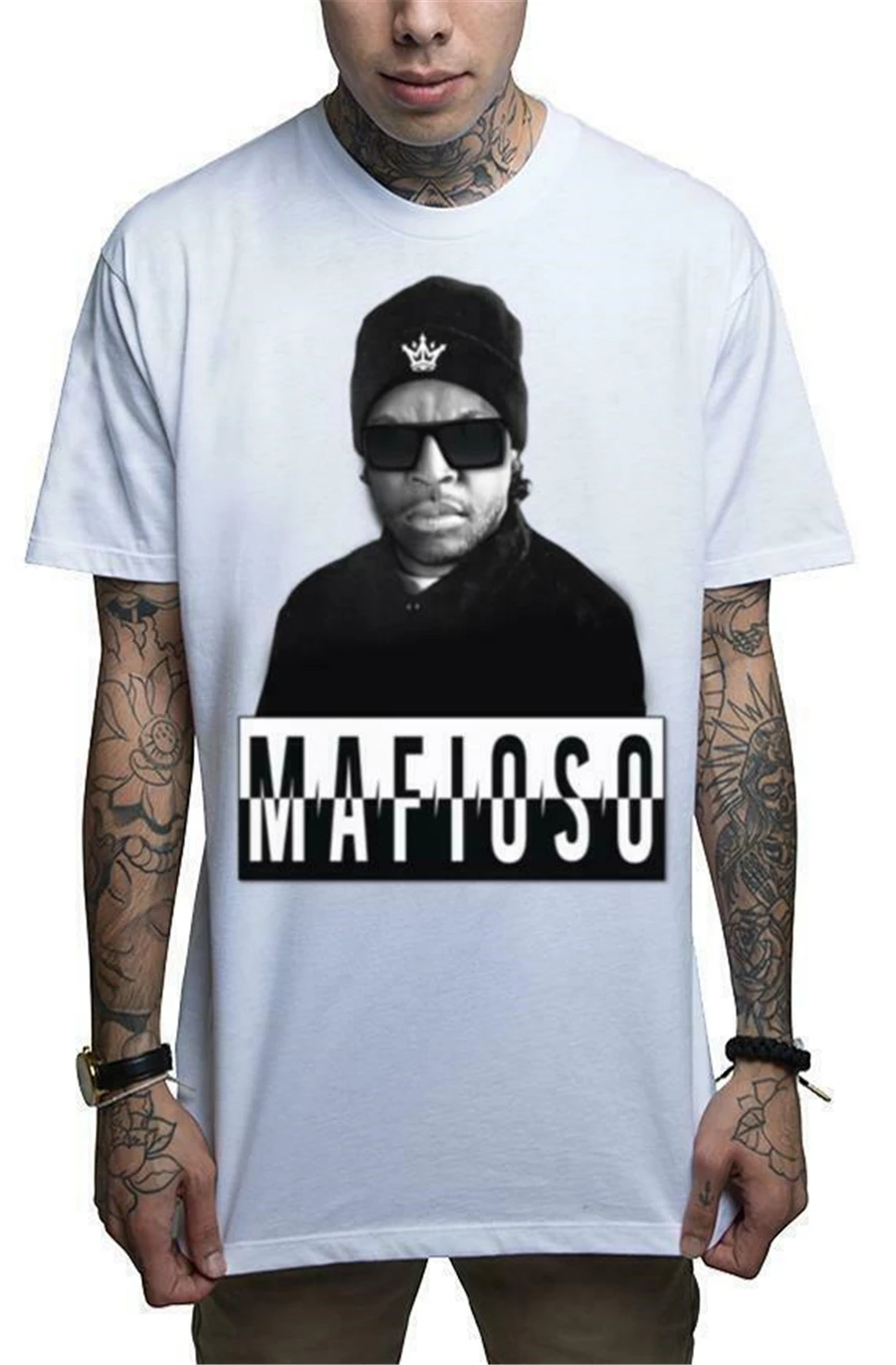 LOCS Ice Cube Mens Tops Tee T Shirt Unisex Loose Fit T-Shirt 100% Cotton 7 colors for Men Women | Мужская одежда