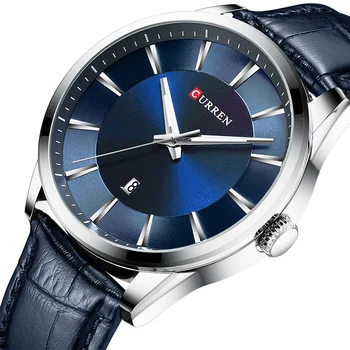 

CURREN New Fashion Casual Watches Male Clock Men Luxury Brand Watch Simple Quartz Wristwatch with Leather Watches