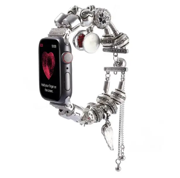 Ручной работы модные украшения ремешок для apple watch, версия 1, 2 3 4 драгоценный камень агат наручный ремешок для iwatch 38 мм 42 мм 40 мм 44mmseries 5 - Цвет ремешка: 5