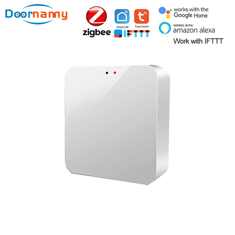 Doornanny Tuya Zigbee Centro Gateway Hub de enlace inalámbrico Asistente de Google Alexa IFTTT Universal Gateway inteligente