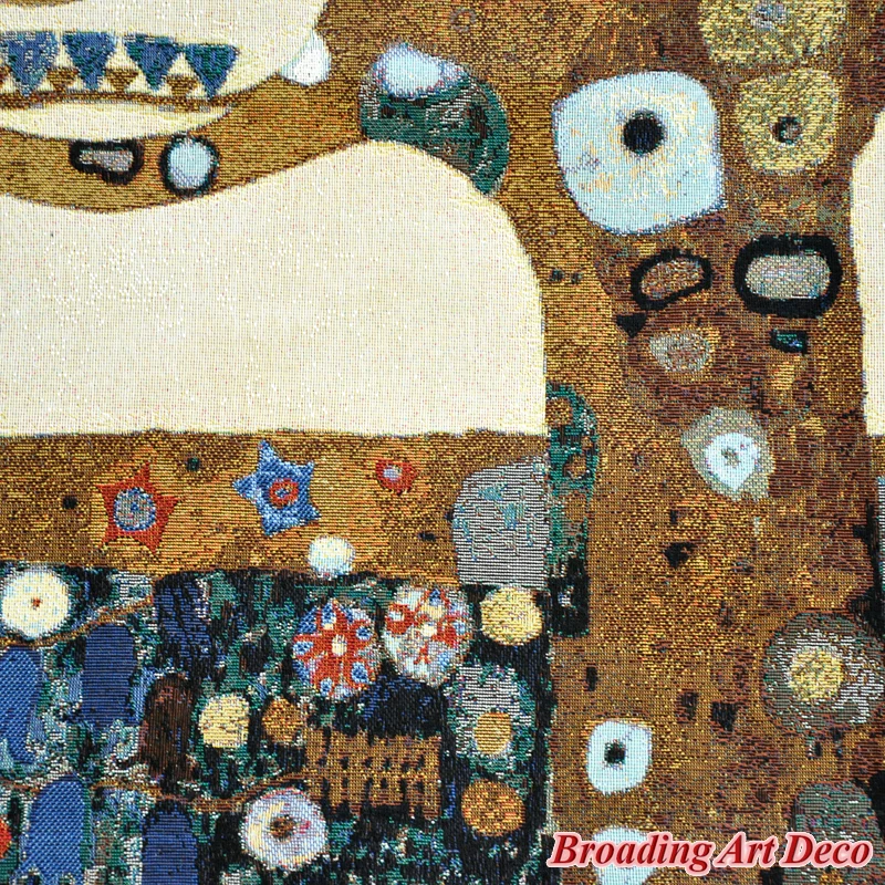 Настенный Гобелен Gustav Klimt Tree of Life жаккардовое переплетение украшение для дома из