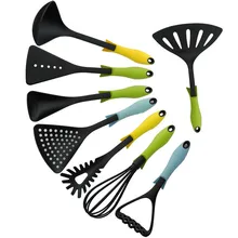 Напрямую от производителя Оригинальные кухонные принадлежности нейлоновая кухонная утварь 8 шт. антипригарный горшок кухонная лопатка семейная кухня