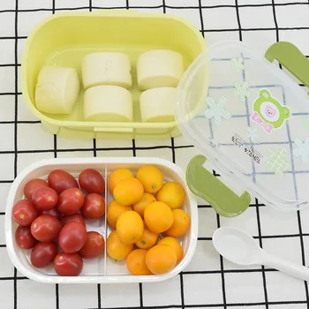 

Plastic Lunch Box Compartment Lunch Box Double Lunch Box Lunch Box Student Lunch Box