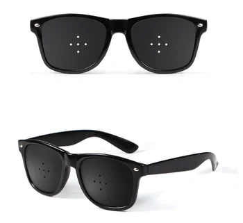 

Dollger 1pcs Anti-Myopia Pin Hole Sunglasses Eye Exercise Eyesight Improve Natural Healing Vision Care Eyeglasses s1740